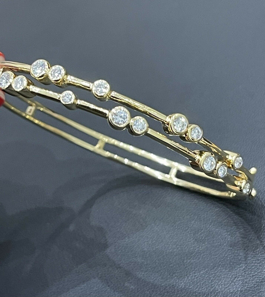 Single stone bracelet, one carat 