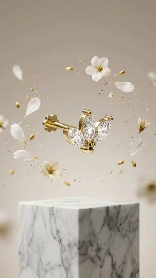 Diamond Nose Stud and Nose Rings