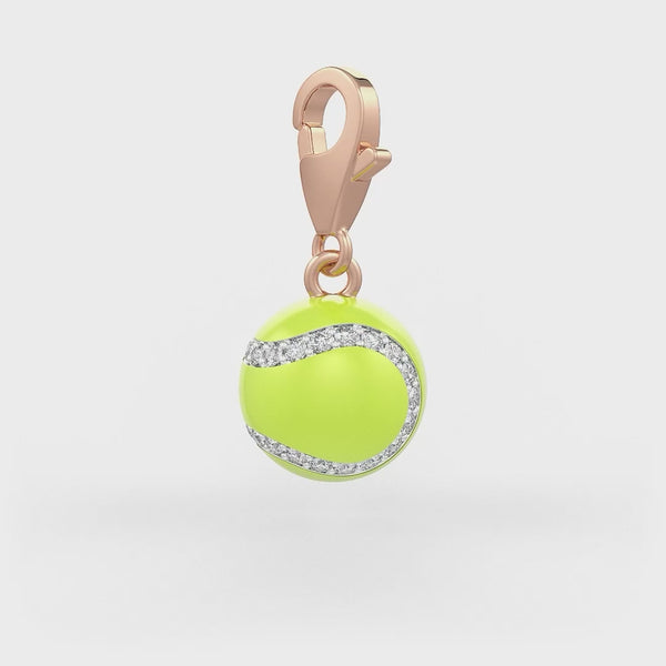 Luxurious 0.25ct rose gold tennis charm