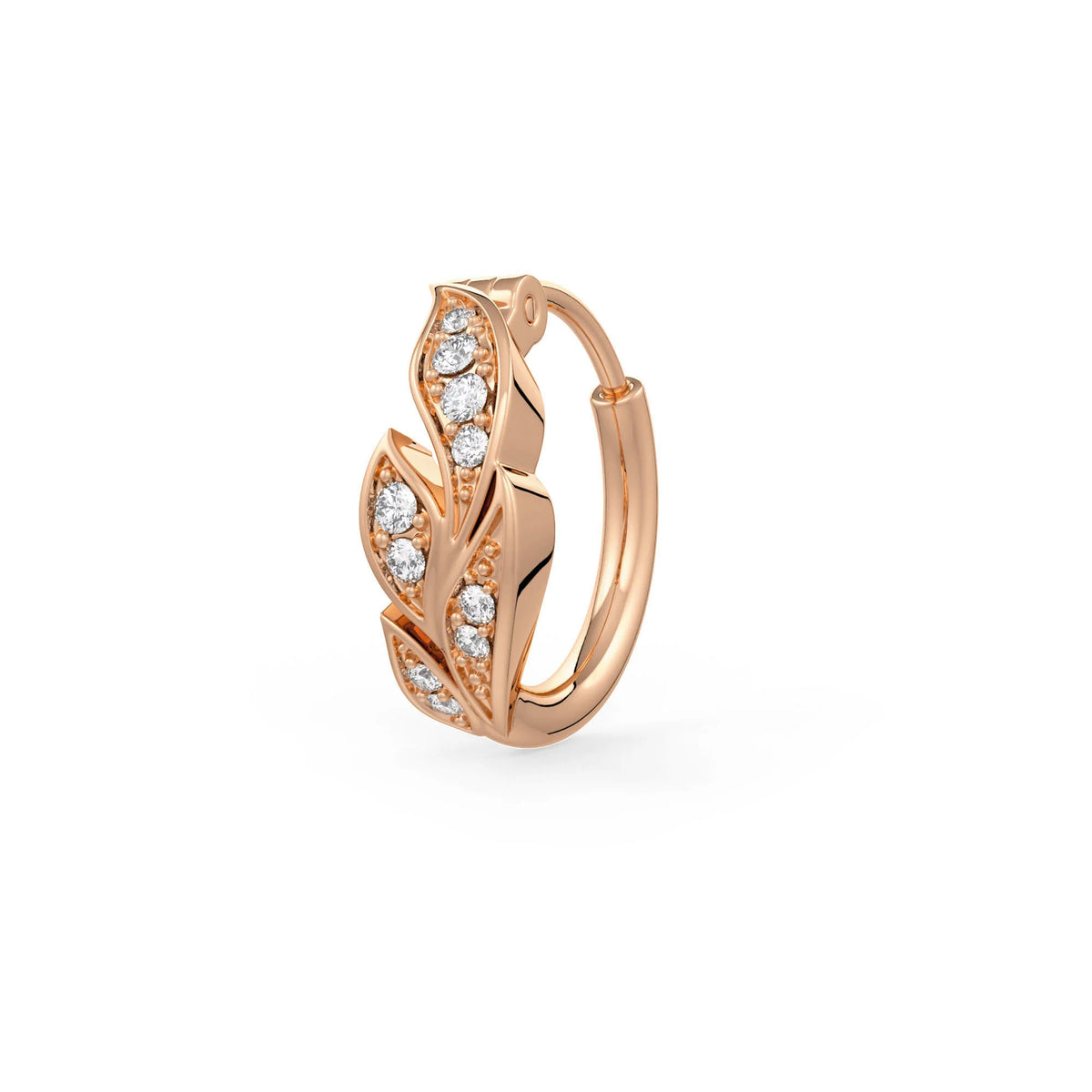 Diamond Nose Hoop Ring