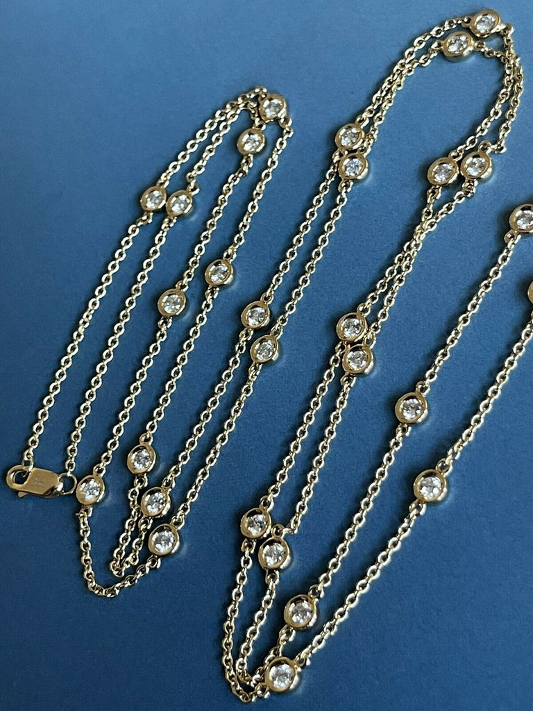 long station chain, by the yard necklace