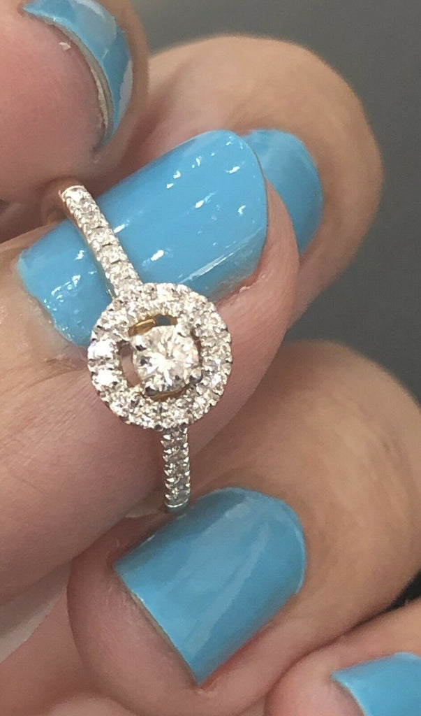 circular shaped diamond ring 