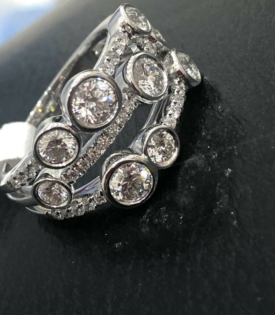 Multiple diamond ring, size on order