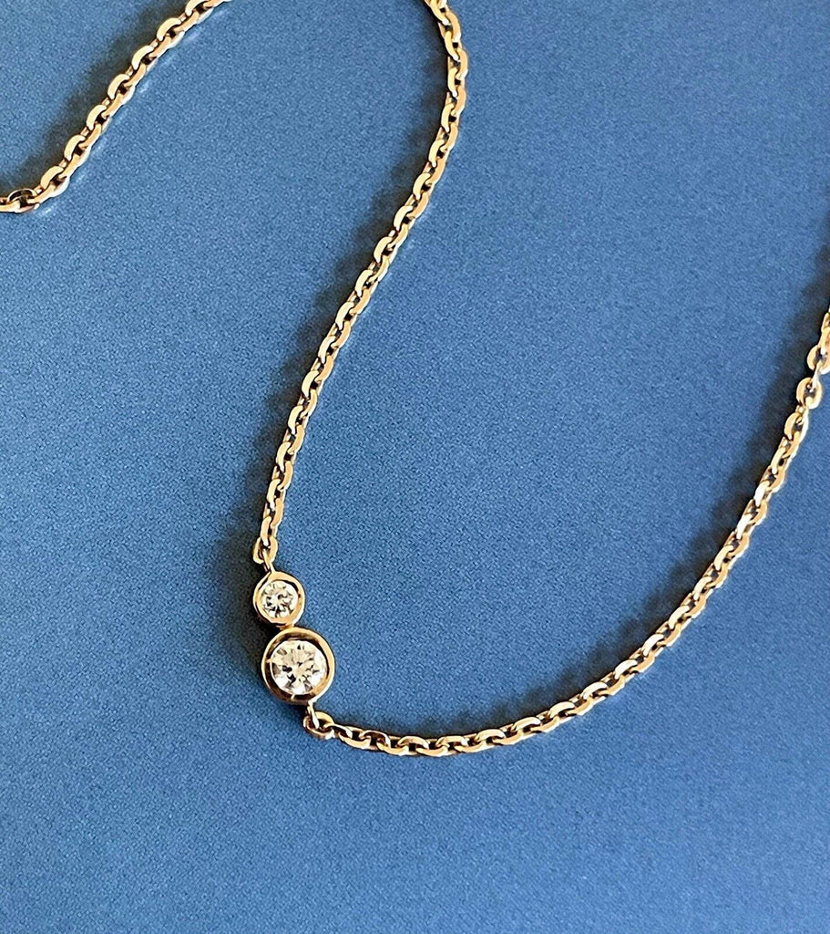 18ct rose gold diamond bracelet