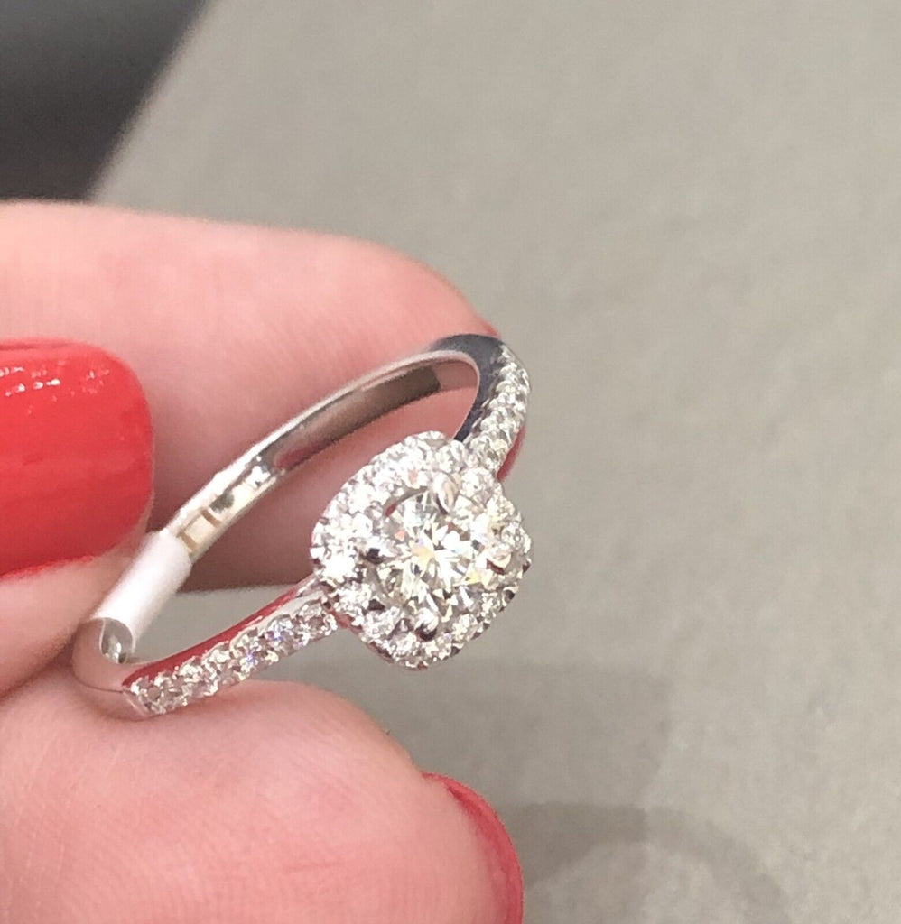 white gold diamond ring 