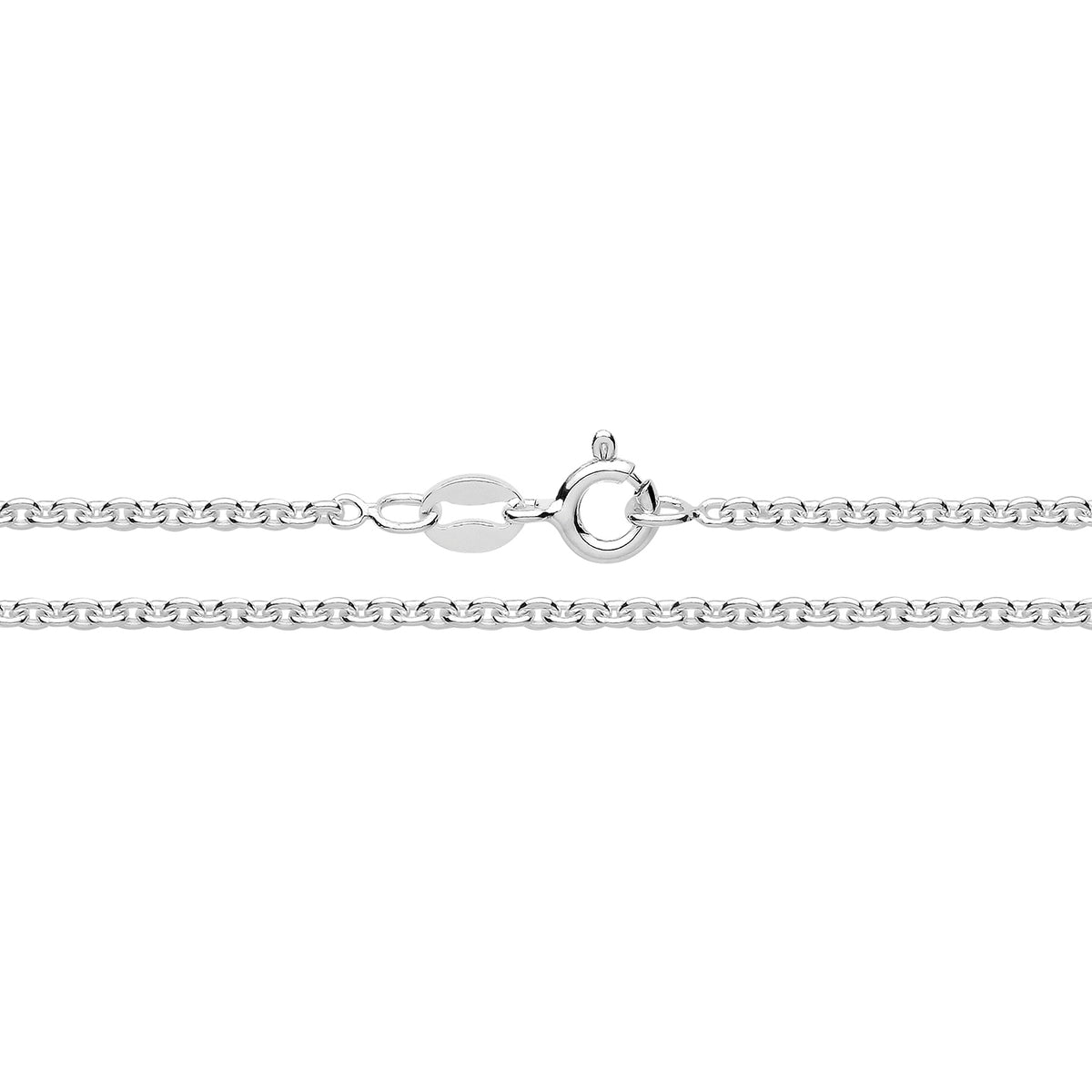 SILVER CLOSE ROLO CHAIN 4g 18