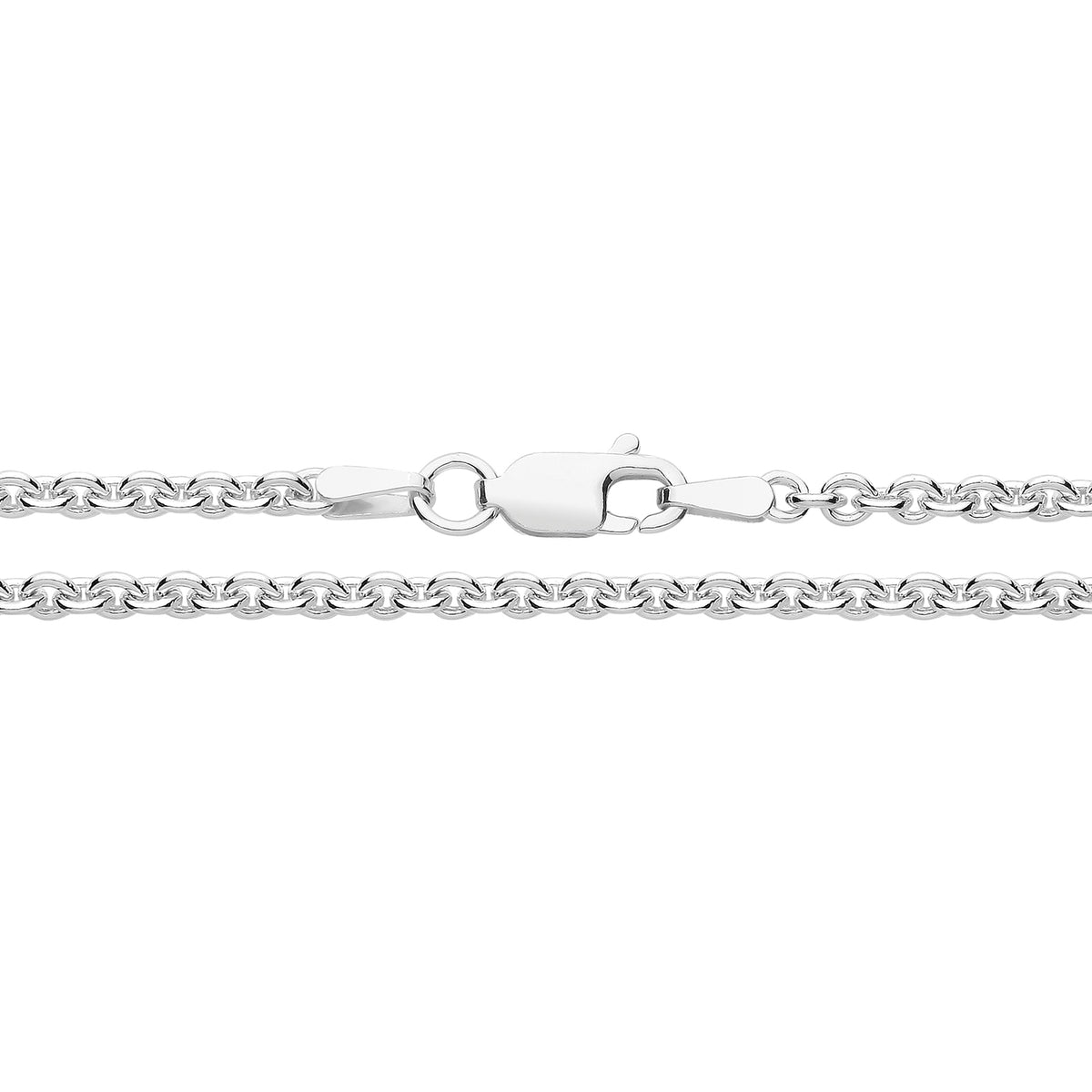 SILVER CLOSE ROLO CHAIN 8.2g 18