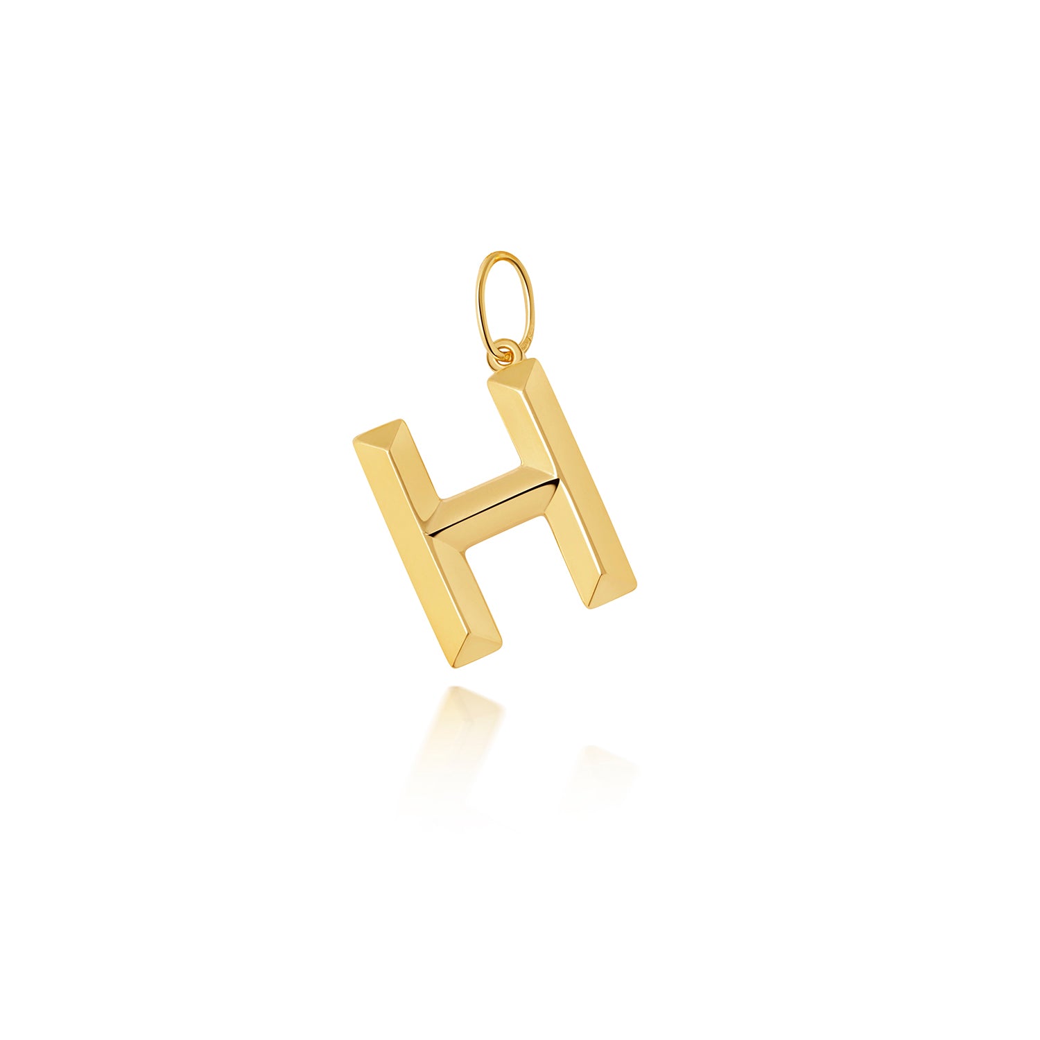 H In Gold 9CT GOLD INITIAL H PENDANT